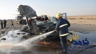 وفاة 4 أخوة بحادث في طريق عودتهم من تشييع جنازة والدتهم بالعراق
