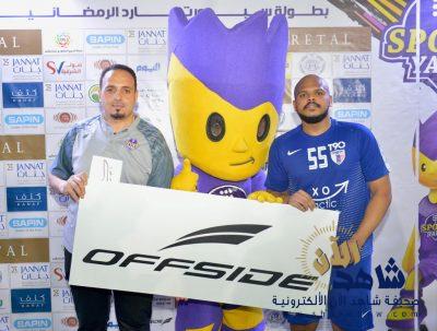 حارس القادسية يتحول إلى هداف في بطولة سبورت يارد