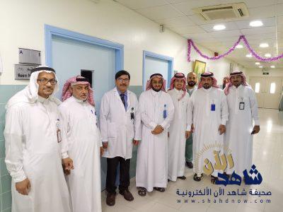 معايدة بمستشفى مدينة العيون بالاحساء بعيد الفطر المبارك