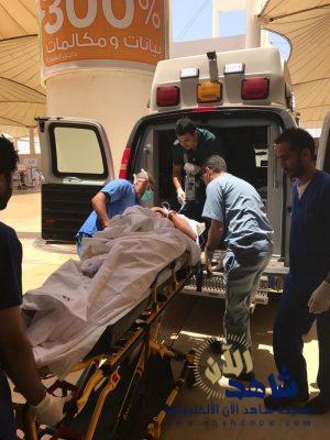 لم يستجب لابنته ثم انقطع النفس .. هكذا أُنعش معتمر ثمانيني بمطار جدة