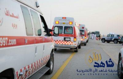 إصابات في حادث انقلاب سيارة على طريق جدة
