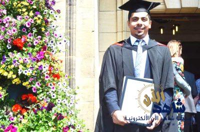 طالب سعودي يحصل على جائزة أفضل مشروع في جامعة بانقور بالمملكة المتحدة