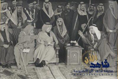 بينهم الملك سلمان.. صورة تجمع 4 من ملوك السعودية في إحدى المناسبات بالزلفي