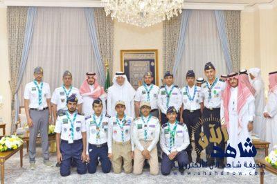 سمو الأمير خالد الفيصل يستقبل المُشرف على معسكرات الخدمة العامة