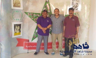 الدكتور أحمد الدوسري يقوم بزيارة ودية للكشافة الحسنية المغربية