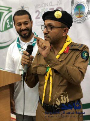 رجل أمن وابنه الكشاف تجمعهما المشاعر المقدسة لخدمة ضيوف الرحمن