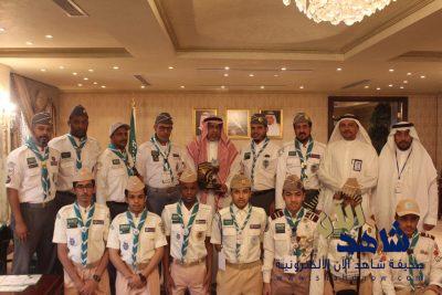 أمين العاصمة المقدسة يستقبل المشرف العام على معسكرات الخدمة العامة لجمعية الكشافة