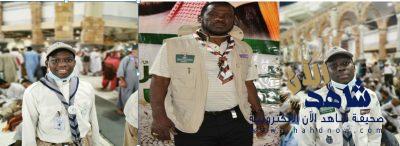 الزميل “محمد برناوي ” وابنائه “وائل ورضا ” في خدمة حجاج بيت الله الحرام عبر مواقع مختلفة