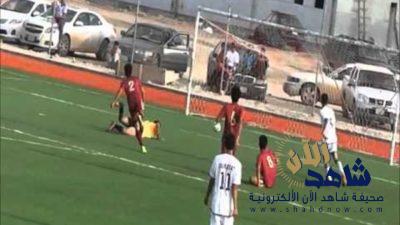 تفاصيل إنقاذ لاعب تعرض لحالة اختناق في مباراة فريقي القريات وطبرجل