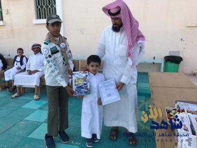 كشافة تعليم وادي الدواسر يكسرون حاجز الخوف لدى الطلاب المستجدين