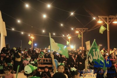 89 متطوع في لنحتفل بمسؤولية احتفالا باليوم الوطني