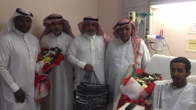 إدارة النجوم في زيارة لمصابين الحد الجنوبي