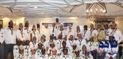 رُوَّادُ الْكُشَّافَةِ يُكَرِّمُونَ مَجْمُوعَةَ” لَمْسَةِ وَفَاءٍ” عَلَى رِعَايَتِهِمْ لِاِجْتِمَاعِ الْمُفَوَّضِيَّاتِ الْمُتَجَاوِرَةِ