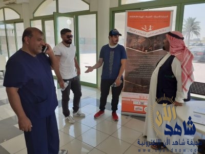 فريق اللجنة الوطنية لمكافحة التدخين يزور العيادات المتنقلة