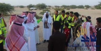 ممثل أمين العاصمة يشارك متطوعي نادي النشامى في توعوية مرتادي منتزه المغمس البري