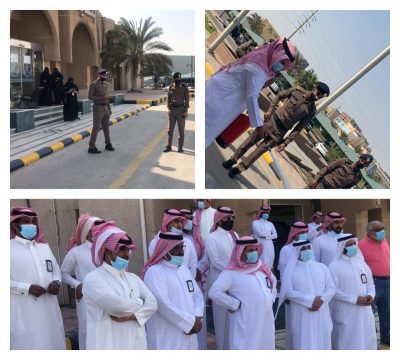 ورشة التعامل مع الحرائق ببلدية الجبيل ممثلة في إدارة المناسبات والفعاليات