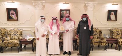 محافظ الجبيل يستقبل إدارة جمعية تحفيظ القرآن الكريم بالمحافظة
