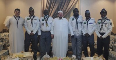 كشافة شباب مكة يعودون الرائد الكشفي  الوزان
