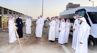 الرئيس التنفيذي يتفقد عدد من المشاريع الاستثمارية بينبع الصناعية