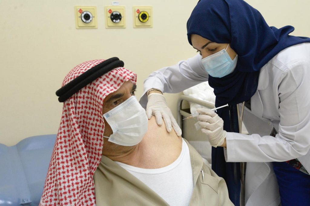 نوع اللقاح في مستشفى الامير محمد بن فهد