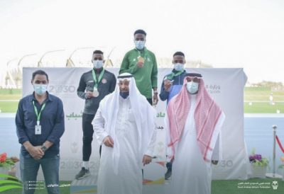 نواف بن محمد يحضر ويشيد بتنظيم بطولة شباب العاب القوى