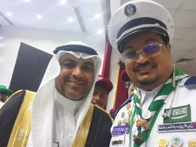 لقطة مع مدير عام تغليم مكة الدكتور أحمد الزائدي 