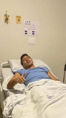 محترف القادسية البرازيلي اديسون يجري عملية الرباط الصليبي