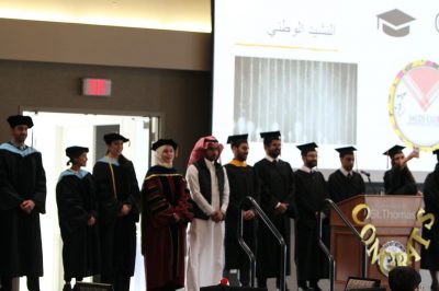 النادي السعودي بجامعة “سانت توماس” يحتفل بالخريجين في مساء بهيج