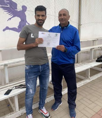 الخزاعي يحصل على دورة التدريب C