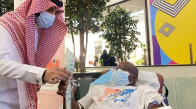 حملة(دمي لضيوف الرحمن) تجمع 1150 وحدة