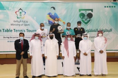 البار يتوج العباد بكاس البطولة المفتوحة لكرة الطاولة