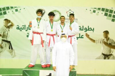 شباب الأهلي للكاراتيه أبطالًا لكأس وزير الرياضة