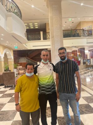 إدارة طاولة الطرف تستقبل الكابتن المدرب ماهر برهم