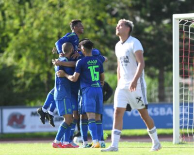 النموذجي ينهي اولى تجاربه برباعيه نظيفه في شباك مرمى أس في فيرقل النمساوي