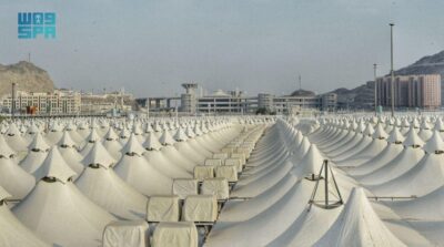 مشروع الخيام المطورة بمشعر منى يستقبل الحجاج وفق أعلى معايير الأمن والسلامة