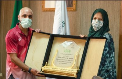 اتحاد التنس يكرم الحكم الدولي عقاقة لنجاحه في تحكيم مباريات اولمبياد طوكيو