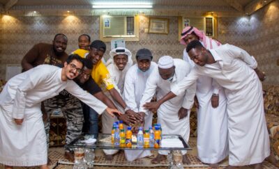 شباب الخيمة يحتفون بــ”مالي” بعد تشافيه من العارض الصحي