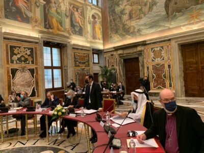 مدير مكتب روما الدكتور “سرحان” يشارك في مؤتمر نداء الأديان من اجل الميثاق العالمي بشان التعليم”