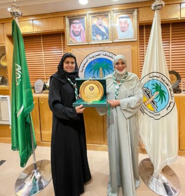 رئيسة لجنة فتيات الكشافة الأميرة “سما” تستقبل مستشارة  الامانة العامة  لدول مجلس التعاون الخليجي  