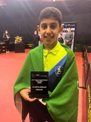 الطاهر يحقق فضية بطولة البرتغال الدولية للكرة الطاولة