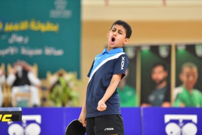 موهبة ونجم الطاولة السعودية الطاهر يتأهل لنهائي بطولة البرتغال الدولية