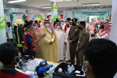 تفاعل وإقبال مجتمعي كبير مع فعاليات اليوم العالمي للدفاع المدني بجازان 