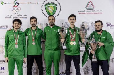 أخضر البلياردو يبدا التجهيز للمشاركات الخارجية باختيار 34 لاعب