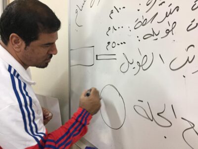 يوسف الشايب وبروح وطنيه : أتمنى أن يرى مشروعي لاكتشاف المواهب  الواعدة في رياضة العاب القوى في مدارسنا النور  