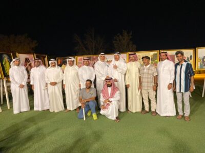 فنانين الأحساء في مزرعة المغلوث