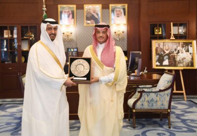 سمو محافظ الأحساء يستقبل السفير القطري لدى المملكة