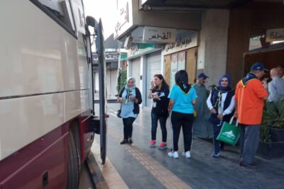 (صيد الكاميرا) مشاركو مقدسي2 يتوجهون جنوبا إلى البتراء التاريخية