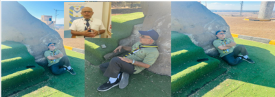 دينمو مقدسي 2 “خليل جميل” في مرمى كميرات الإعلام وهو في استراحة محارب