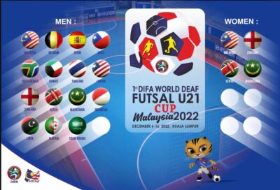 اتحاد الصم ينظم بطولة خماسيات كرة القدم استعدادا لكأس العالم بماليزيا