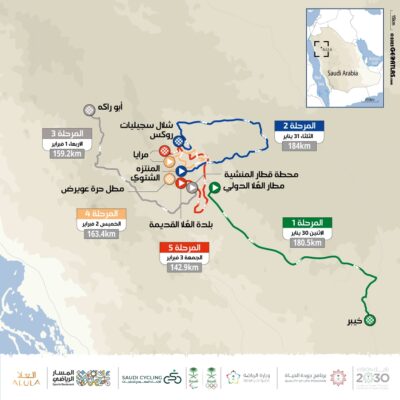 العُلا تحتضن النسخة الثالثة من سباق “طواف السعودية”